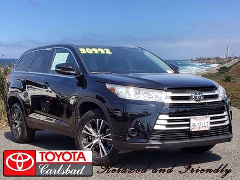 2019 Toyota Highlander Le - cars & trucks - by dealer - vehicle... for sale in Carlsbad, CA