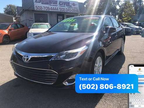 2014 Toyota Avalon XLE Premium 4dr Sedan EaSy ApPrOvAl Credit... for sale in Louisville, KY