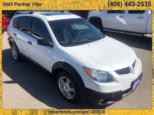 2003 Pontiac Vibe 4dr HB FWD - cars & trucks - by dealer - vehicle... for sale in Helena, MT