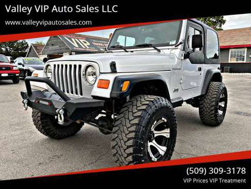 2002 Jeep Wrangler X 4x4 - Inline - Manual - Lift/Wheels/Tires for sale in Spokane Valley, WA