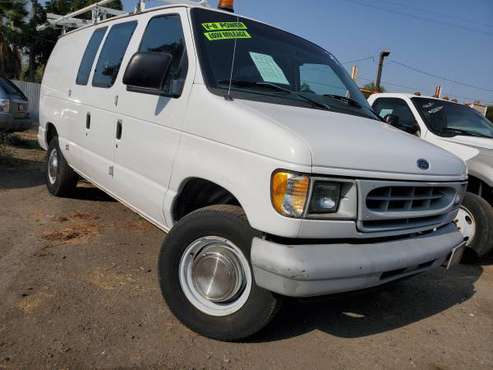 👋😃 1999 Ford Econoline E350 SUPER Duty CARGO Van 3D ~ Low Miles -... for sale in Riverbank, CA