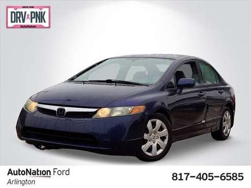 2008 Honda Civic LX SKU:8H517892 Sedan - cars & trucks - by dealer -... for sale in Arlington, TX