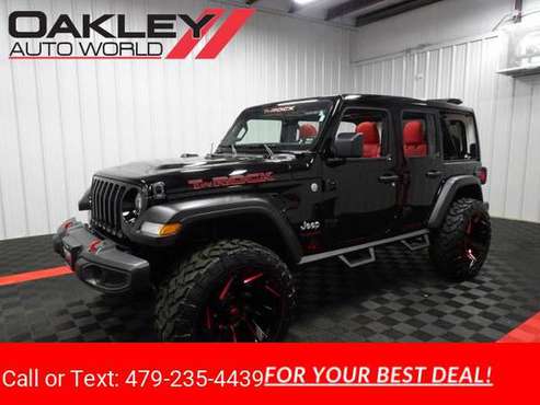 2021 Jeep Wrangler T-ROCK One Touch sky POWER Top Unlimited 4X4 suv for sale in Branson West, AR