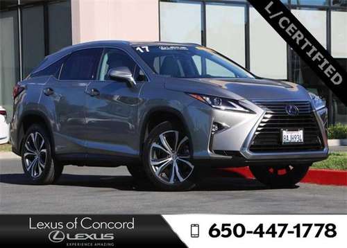 2017 Lexus RX 450h Monthly payment of - cars & trucks - by dealer -... for sale in Concord, CA