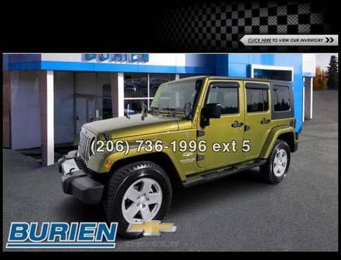 2008 Jeep Wrangler Unlimited Sahara - - by dealer for sale in Seattle, WA