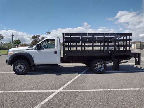 2014 Ford F450 stake bed, 6 8L, 12 Ft bed, Power lift Gate! - cars & for sale in Santa Ana, CA