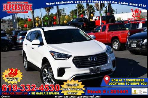 2017 HYUNDAI SANTA FE SE SUV-EZ FINANCING-LOW DOWN! - cars & trucks... for sale in El Cajon, CA