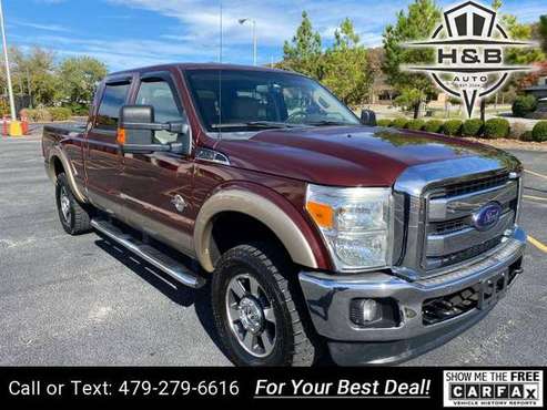 2012 Ford F250 Super Duty Lariat 4x4 4dr Crew Cab 6.8 ft. SB Pickup... for sale in Fayetteville, AR