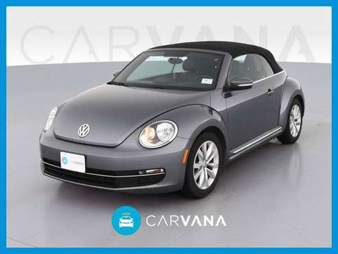 2013 VW Volkswagen Beetle TDI Convertible 2D Convertible Gray for sale in Covington, OH