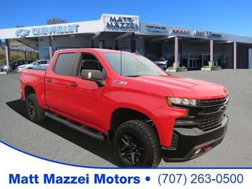 2019 Chevrolet Silverado 1500 truck LT Trail Boss (Red Hot) - cars &... for sale in Lakeport, CA