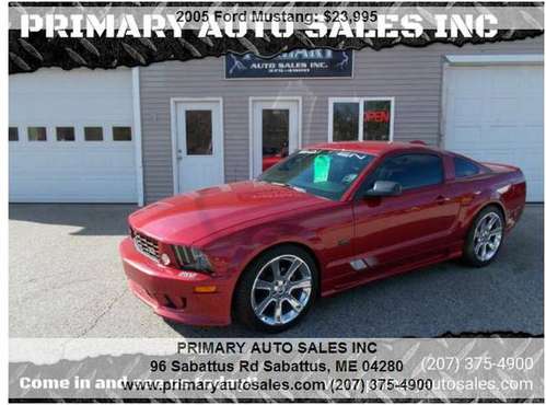 2005 SALEEN FORD MUSTANG GT - - by dealer - vehicle for sale in Sabattus, ME