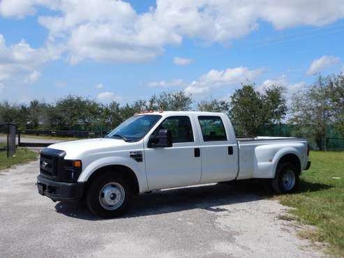 2008 Ford F350 DRW Crew Cab Long Bed FL Truck 6.8L V10 2WD Tow Pkg Sup for sale in Royal Palm Beach, FL
