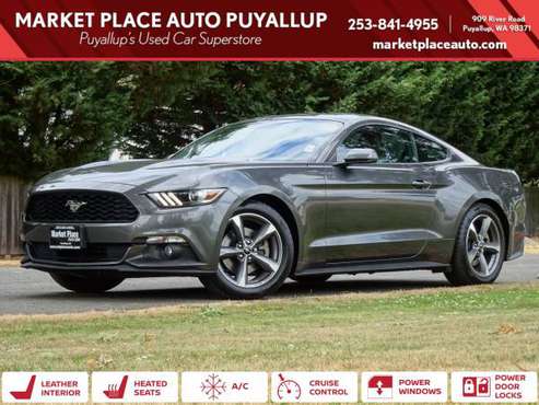 2015 FORD MUSTANG ECOBOOST PREMIUM COUPE - cars & trucks - by dealer... for sale in PUYALLUP, WA