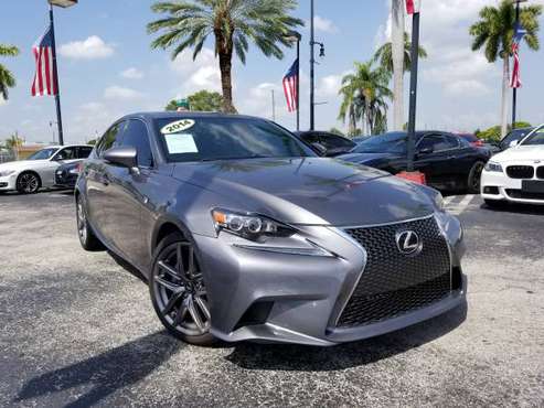 2014 LEXUS IS 250 F-SPORT CLEAN TITLE, CASH PRICE POSTED for sale in Hallandale, FL