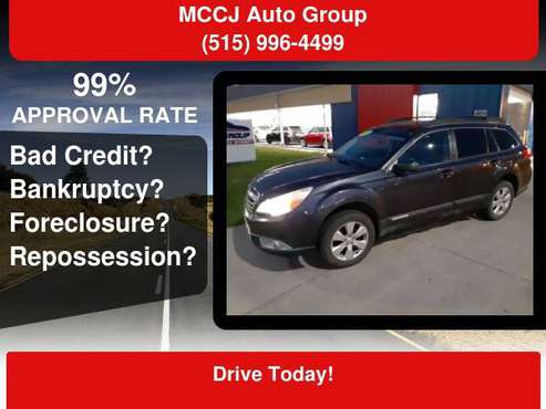 2010 Subaru Outback 4dr Wgn WE GUARANTEE CREDIT APPROVAL! *LOW DOWN... for sale in Des Moines, IA