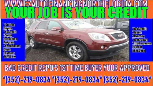 2008 GMC Acadia BAD CREDIT NO CREDIT REPOS THATS OK BAD CREDIT NO... for sale in Gainesville, FL