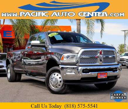 2016 Ram 3500 Laramie 4D Crew Cab Long Bed Dually 4WD 35582 - cars for sale in Fontana, CA