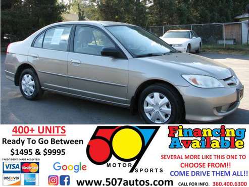 2005 Honda Civic Sdn LX AT - - by dealer - vehicle for sale in Roy, WA