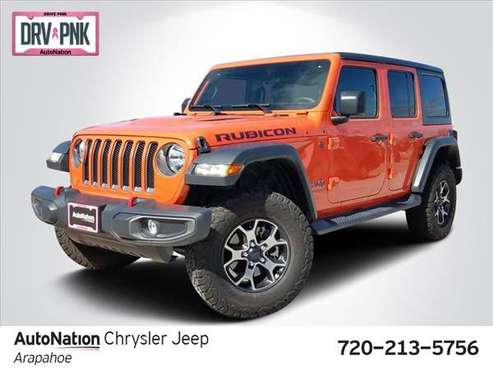 2018 Jeep Wrangler Unlimited Rubicon 4x4 4WD Four Wheel SKU:JW263397 for sale in Englewood, CO