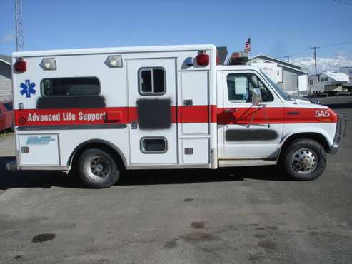 1991 Ford E350 Ambulance - cars & trucks - by dealer - vehicle... for sale in Helena, MT