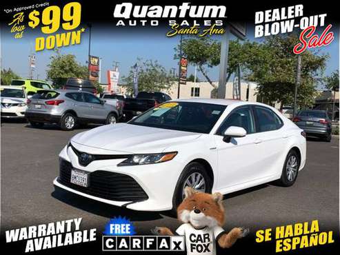 2019 Toyota Camry Hybrid LE Sedan 4D - cars & trucks - by dealer -... for sale in Santa Ana, CA