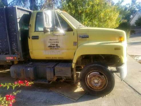 1992 GMC Top Kick flatbed dump truck for sale in San Jose, CA