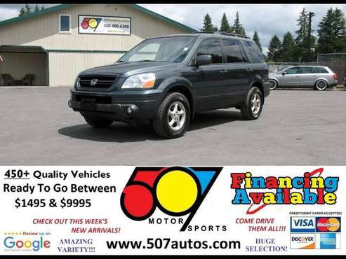 2004 Honda Pilot 4WD EX Auto w/Leather - cars & trucks - by dealer -... for sale in Roy, WA