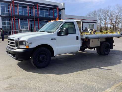Low Miles! 2004 Ford F-350! Dually! Single Cab! Hydraulic Scissor for sale in Ortonville, OH
