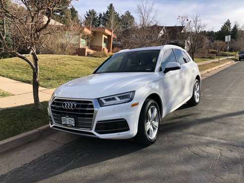 2018 Audi Q5 2.0T Prem Plus Pkg WHITE 9k miles - cars & trucks - by... for sale in Boulder, CO