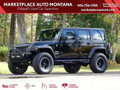2015 JEEP WRANGLER 4x4 4WD UNLIMITED SPORT SUV 4D SUV - cars &... for sale in Kalispell, MT