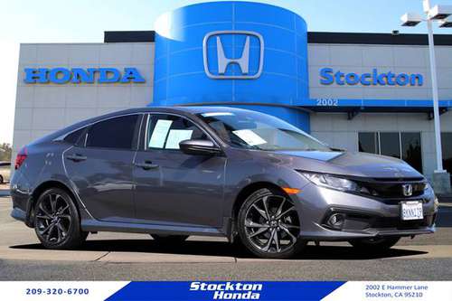 2019 Honda Civic Sport SKU: 25865U Honda Civic Sport for sale in Stockton, CA