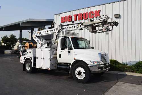 2008 International 4300 Altec AT40C 40' Cable Placing Boom Truck -... for sale in Fontana, TN