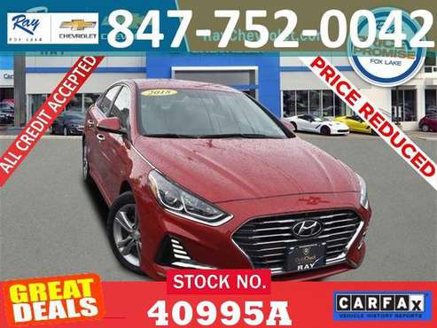 ✔️2018 Hyundai Sonata SEL+ FWD Bad Credit Ok EMPLOYEE PRICES - cars... for sale in Fox_Lake, IL