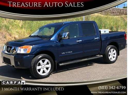2009 Nissan Titan LE 4x4 Crew Cab , low miles , NEW tires ! for sale in Gladstone, OR