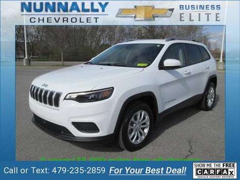 2021 Jeep Cherokee Latitude suv Bright White Clearcoat - cars & for sale in Bentonville, AR