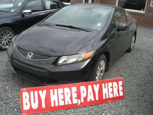 2012 Honda Civic $950 DOWN - cars & trucks - by dealer - vehicle... for sale in Charlotte, NC