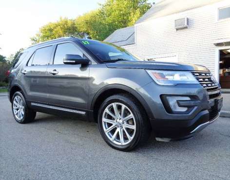 OPEN! 2017 Ford Explorer Limited 4x4 NAV Leather 7-Passenger Clean -... for sale in Hampton Falls, MA
