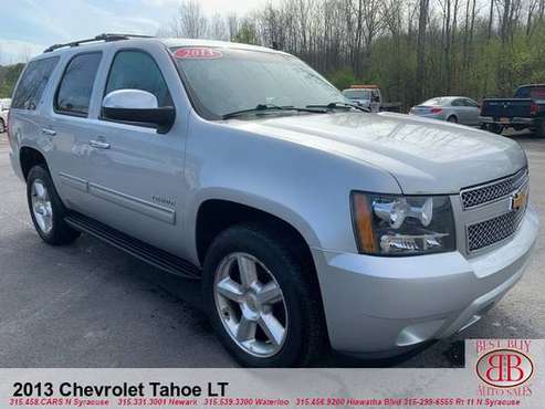 2013 CHEVY TAHOE LT 4WD! HEATED LEATHER! SUNROOF! 3RD ROW! - cars & for sale in N SYRACUSE, NY