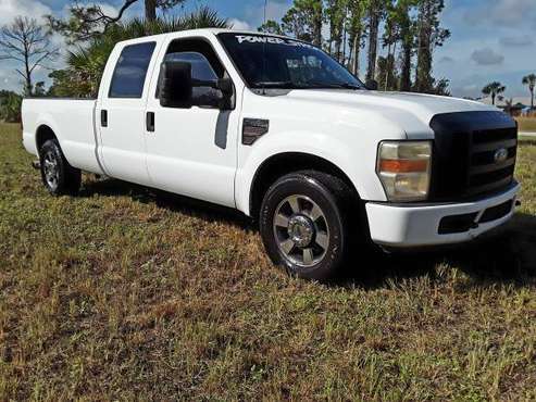 2008 Ford F350 Super Duty Crew Cab XL 8ft Bed. Runs New for sale in Cape Coral, FL