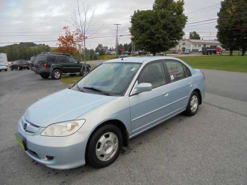 2005 HONDA CIVIC HYBRID LOW MILES SOUTHERN VEHICLE!!! - cars &... for sale in Derby vt, VT
