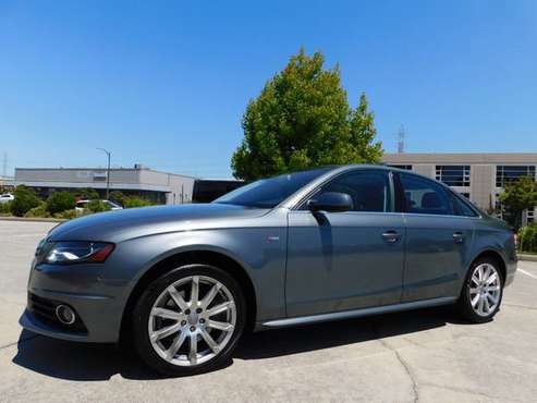 2012 AUDI A4 QUATTRO PREMIUM PLUS/S LINE/FULLY SERVICED/DRIVES GREAT! for sale in Burlingame, CA