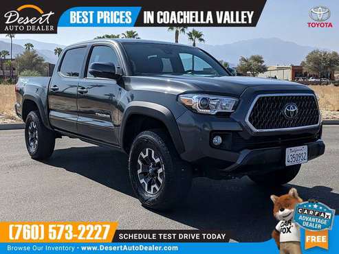 Stunning 2019 Toyota Tacoma TRD Off Road 4X4 19,000 MILES... for sale in Palm Desert , CA