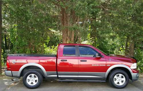 Cherry Red 2011 Ram 1500 Quad Cab/116K/4x4/5 7 Hemi V8 for sale in Raleigh, NC