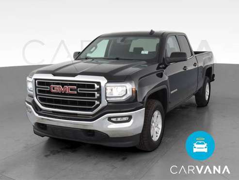 2018 GMC Sierra 1500 Double Cab SLE Pickup 4D 6 1/2 ft pickup Black... for sale in Albany, NY