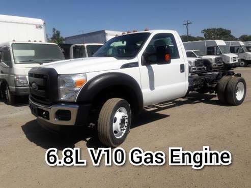 2015 FORD F550 SUPER DUTY 6 8L V10 GAS POWER CAB AND CHASSIS - cars for sale in San Jose, CA