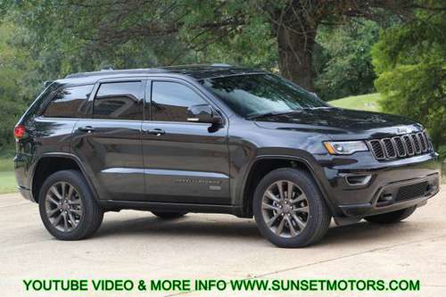 2016 JEEP GRAND CHEROKEE LIMITED 75TH NAVIGATION LEATHER SUNROOF 22K M for sale in Milan, TN