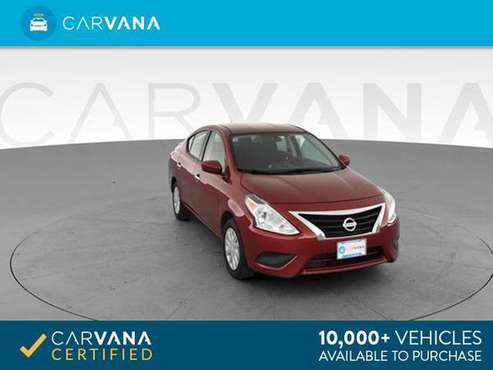 2017 Nissan Versa SV Sedan 4D sedan Red - FINANCE ONLINE for sale in Cary, NC
