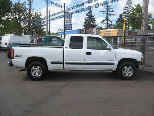 2001 Chevy Silverado Z71 Ext Cab 4X4 - - by dealer for sale in Portland, OR
