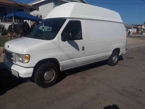 Ford E150 HI TOP cargo van 6 cyl low mi - cars & trucks - by owner -... for sale in San Diego, CA