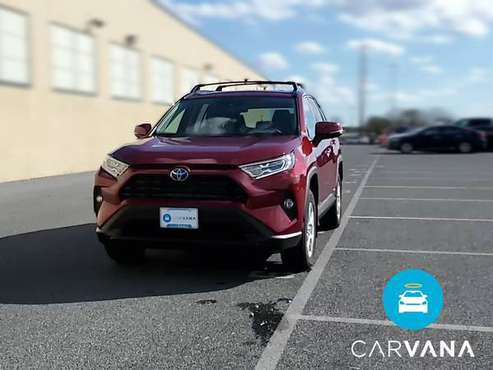 2019 Toyota RAV4 Hybrid XLE Sport Utility 4D suv Red - FINANCE... for sale in Atlanta, CA